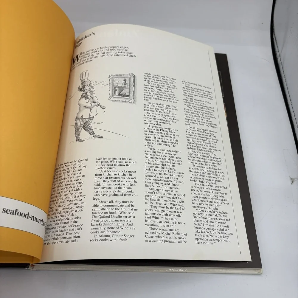 Art Culinaire 21 International Magazine‎ Good Taste Mitterer Hardcover 1991 Vtg
